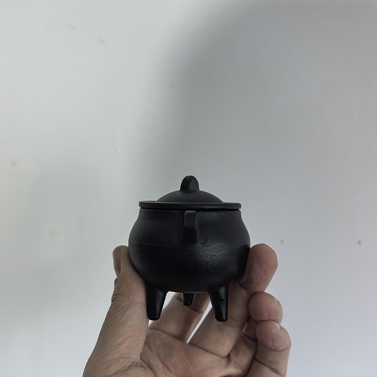 Small Cast Iron Sage Burner, Iron Art Incense Holder, Yoga Meditation Aromatherapy, Halloween Christmas Decor, Home Office Decoration