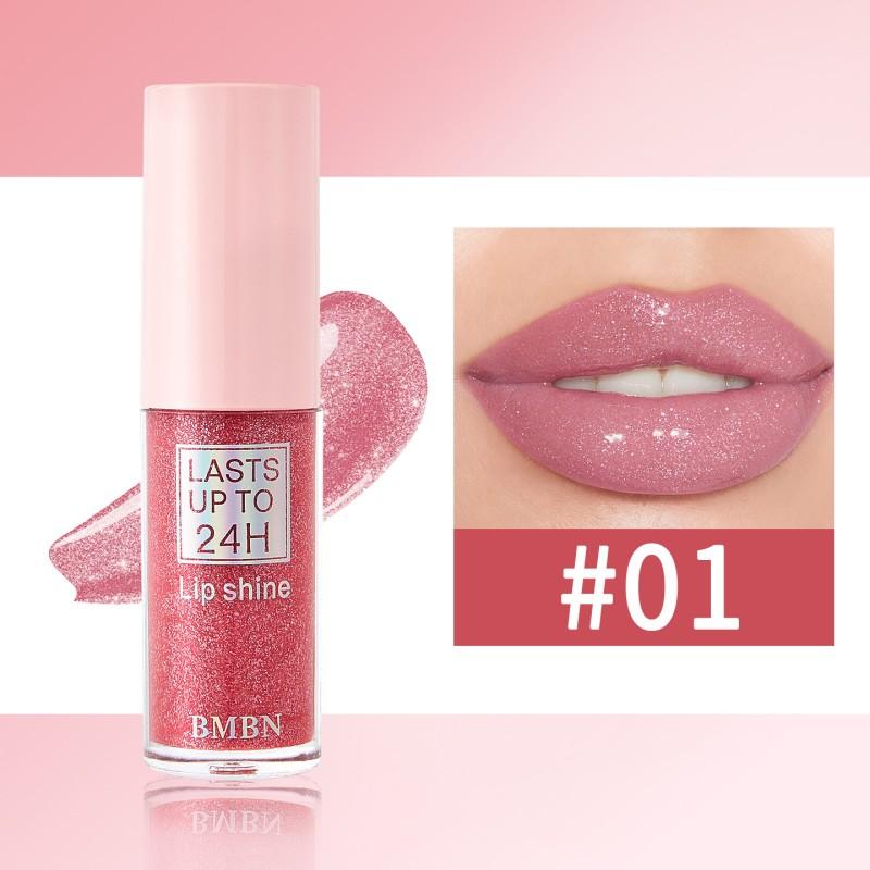 3pc/1pc Long-Lasting Highlight Lip Gloss Set, Includes Moisturizing, Refreshing, Lightweight, Rich Lip Glosses, Nude Lip Liner, Non-Sticky Liquid Lipstick Series