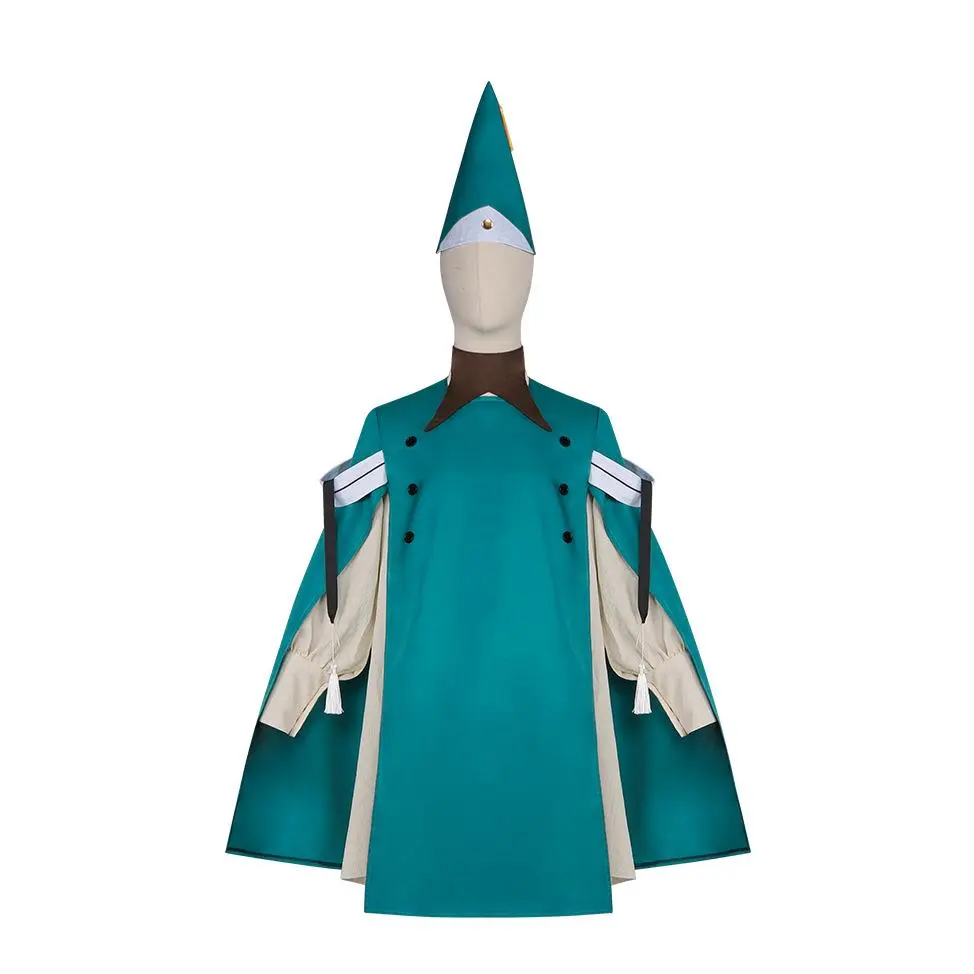 Coco Cosplay Costume Witch Hat Atelier Anime Cloak Dress Hat Belt Outfit Convention Halloween Christmas Carnival Party
