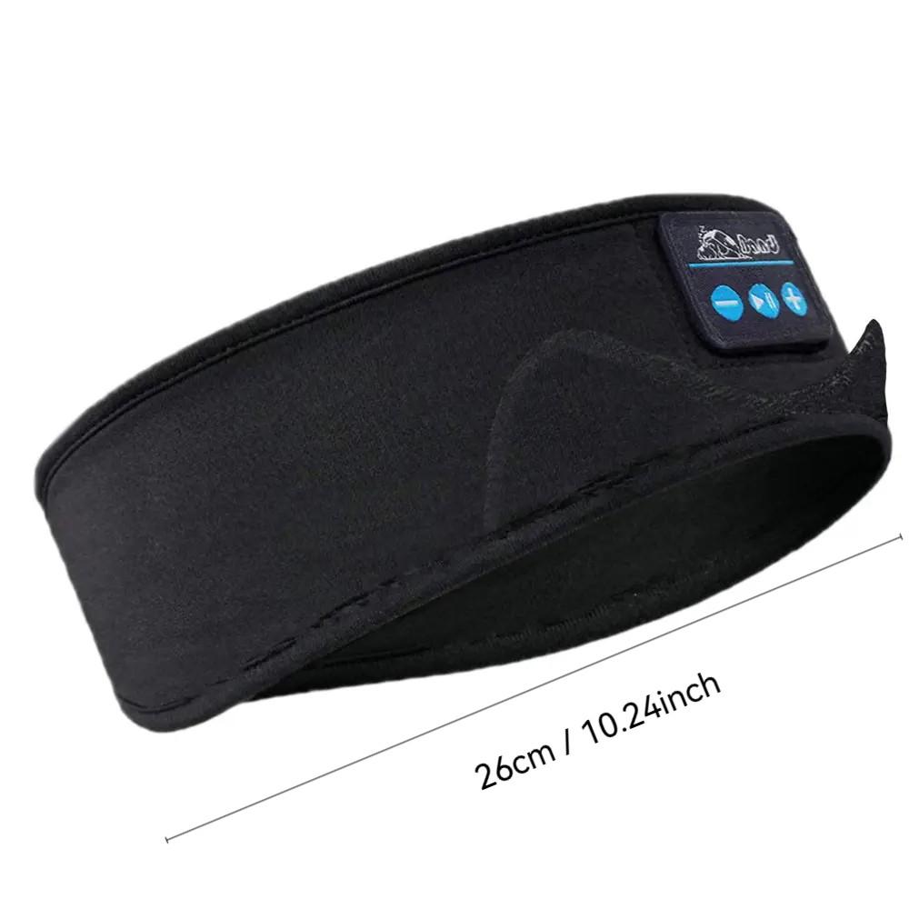 Breathable Wireless Sleep Headphones, Sports Headband with Wireless Mic, HiFi Sound Quality, Bluetooth-compatible Earbuds for Sleep and Sport
