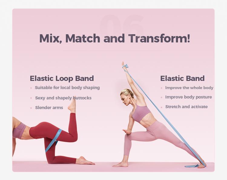 KEEP  Resistance Band, Professional Resistance Bands, Elastic Band, Work Out Bands, Stretch Bands for Working Out Women or Men, Exercise Bands Set for Physical Therapy, Yoga, Pilates