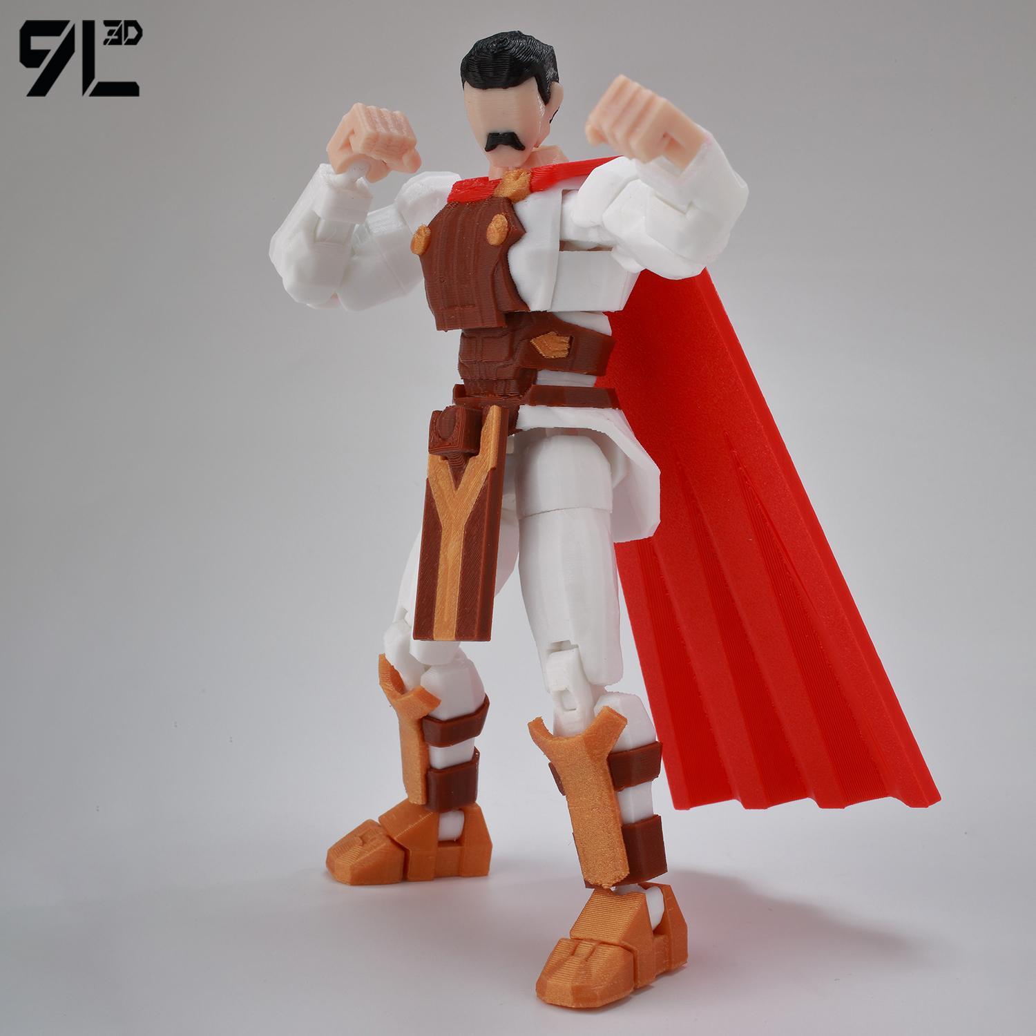 9L3D Printed NEWInvincibles Tech Jacker Titan13 Lucky13 Action Figure Dummy13 Motorcycle Multi-Jointed Collectible Model Toy T13