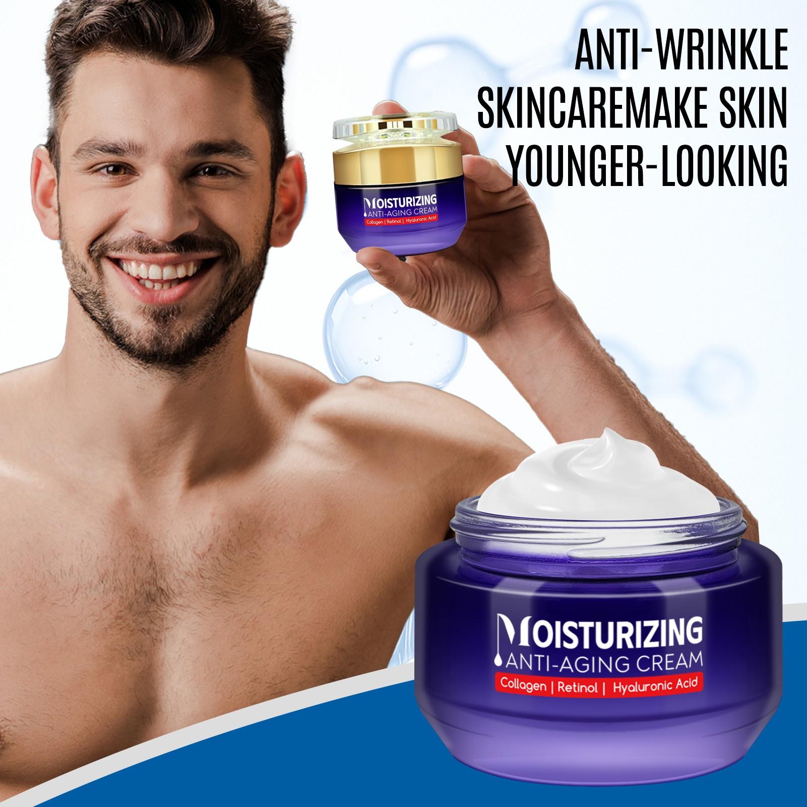 50g Moisturizing Cream, Wrinkle Reduction, Contains Collagen Peptide, Retinol, Hyaluronic Acid, Tightening, Fine Line Fade, Daily Skincare