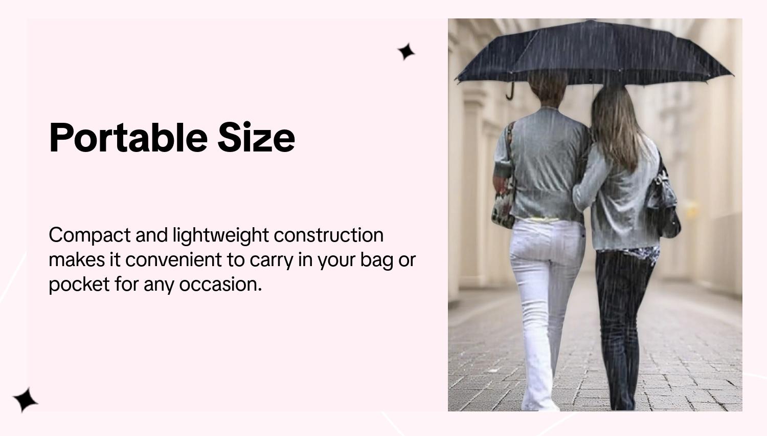 Automatic Folding Umbrella, Portable Pocket Umbrella for Rainy & Sunny Days, UV Protection Windproof Design, Wind Resistant Umbrella for Men Women