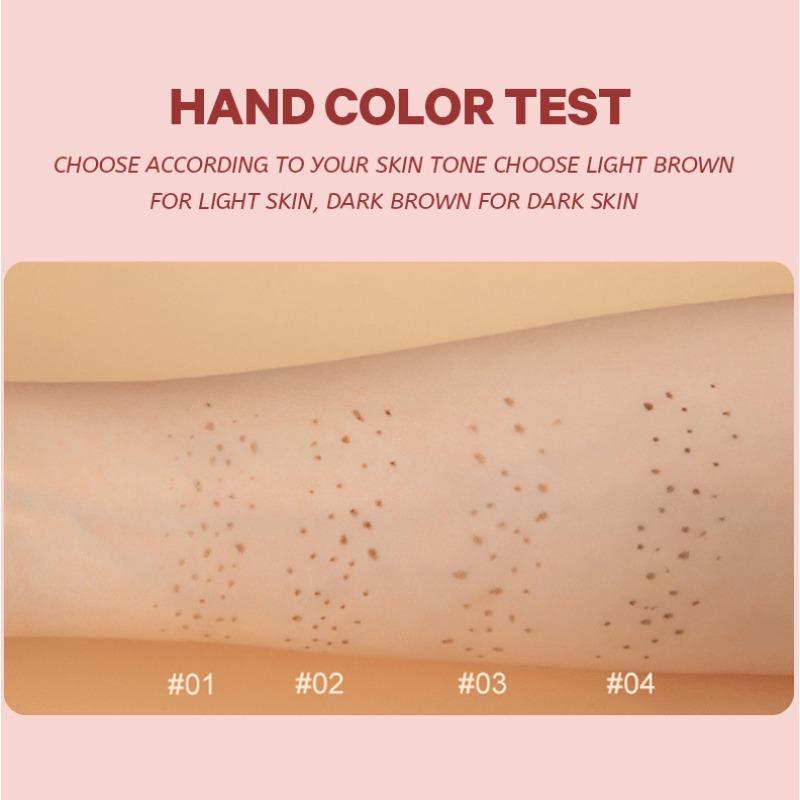 PAGE VINE Natural Freckle Pen Double Head Eyeliner Long Lasting Easy Coloring Makeup Freckle Eyeliner