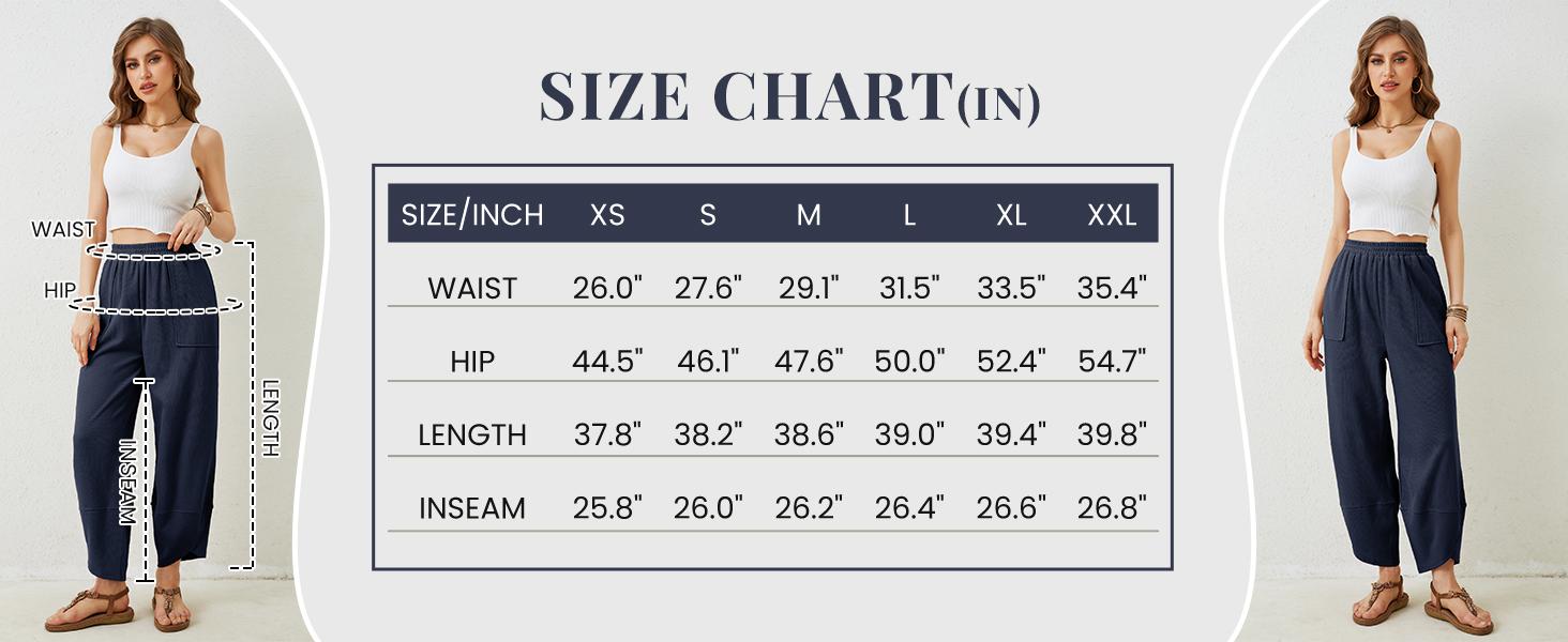 Tanming Women’s Harem Barrel Wide Leg Pants Elastic Waist Baggy Loose Fit Casual Jogger Sweatpants with Pockets Beach Street Coffee Teacher Outfits