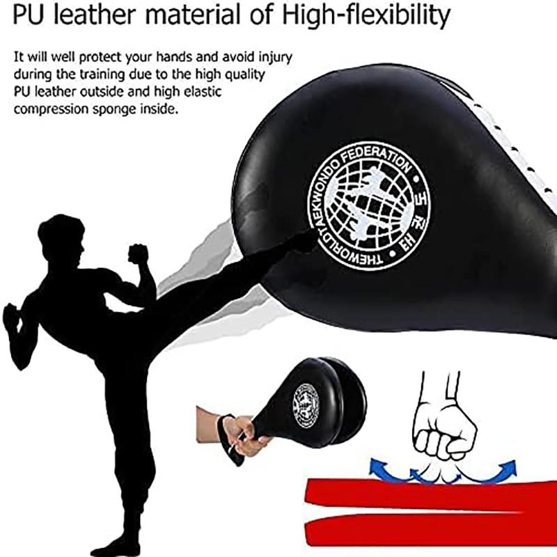 1pack Taekwondo Kick Pads, Durable Striking Kick Pads, Kicking Target Pads, Punching Paddles for Tae Kwon Do, Karate, Kickboxing, Martial Arts Training