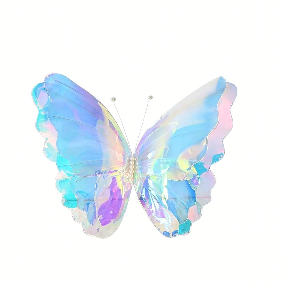 Laser Colorful Butterfly PVC Decoration, Wedding Party Supplies, Outdoor Garden Decor, Stage Background, Photography Props, Boho Wedding Decor