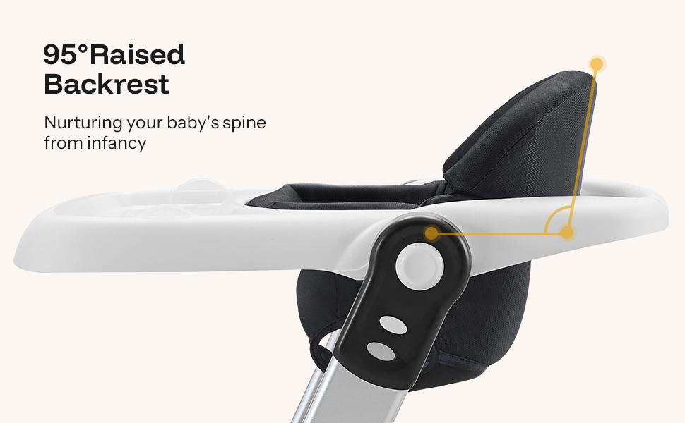 HARPPA Paddlo Lite | Adjustable Infant Toddler Baby Walker, andador Foldable Baby Walker with Wheels & Dining Plate, For 6-18 Months Babies, Baby Items Essential