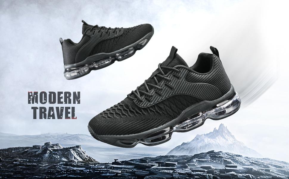 Men's Casual Mesh Lightweight Breathable Running Shoes for Treadmill Wear, Comfortable Fashion Sporty Sneakers, Sports Walking Training Shoes for Daily Wear