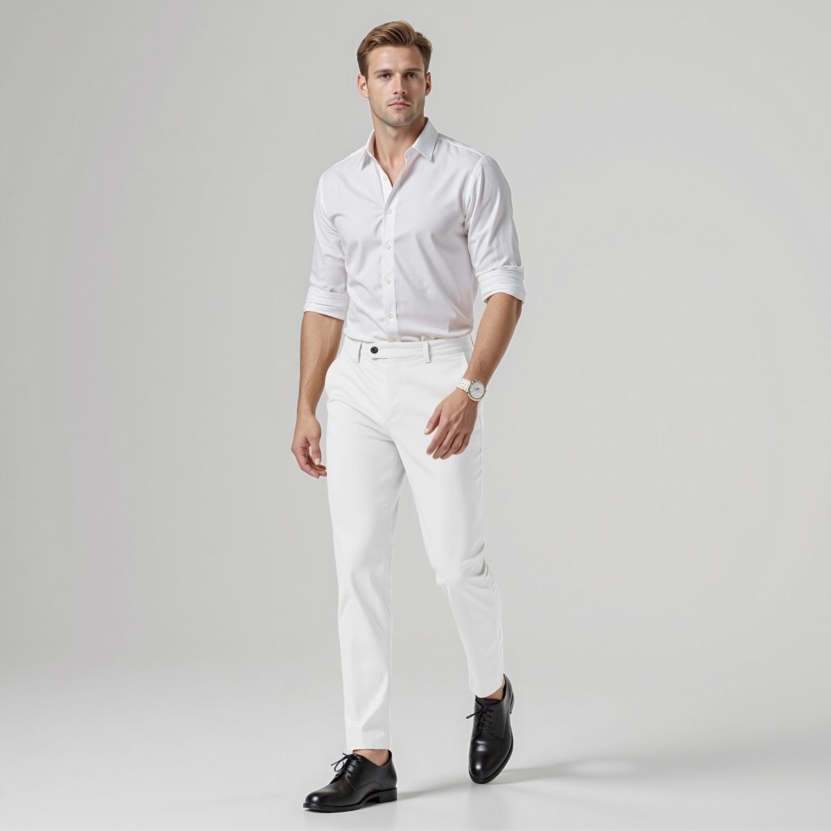 GINGTTO Mens Dress Pants Slim Fit Stretch Formal Pants for Men