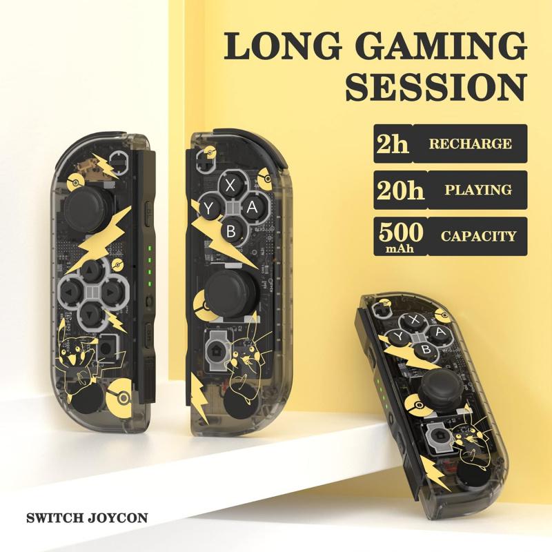 Switch Game Controller, Wireless L/r Controllers for Switch Lite Oled, Dual Vibration Replacement Controller, Wake-Up Switch Accessory