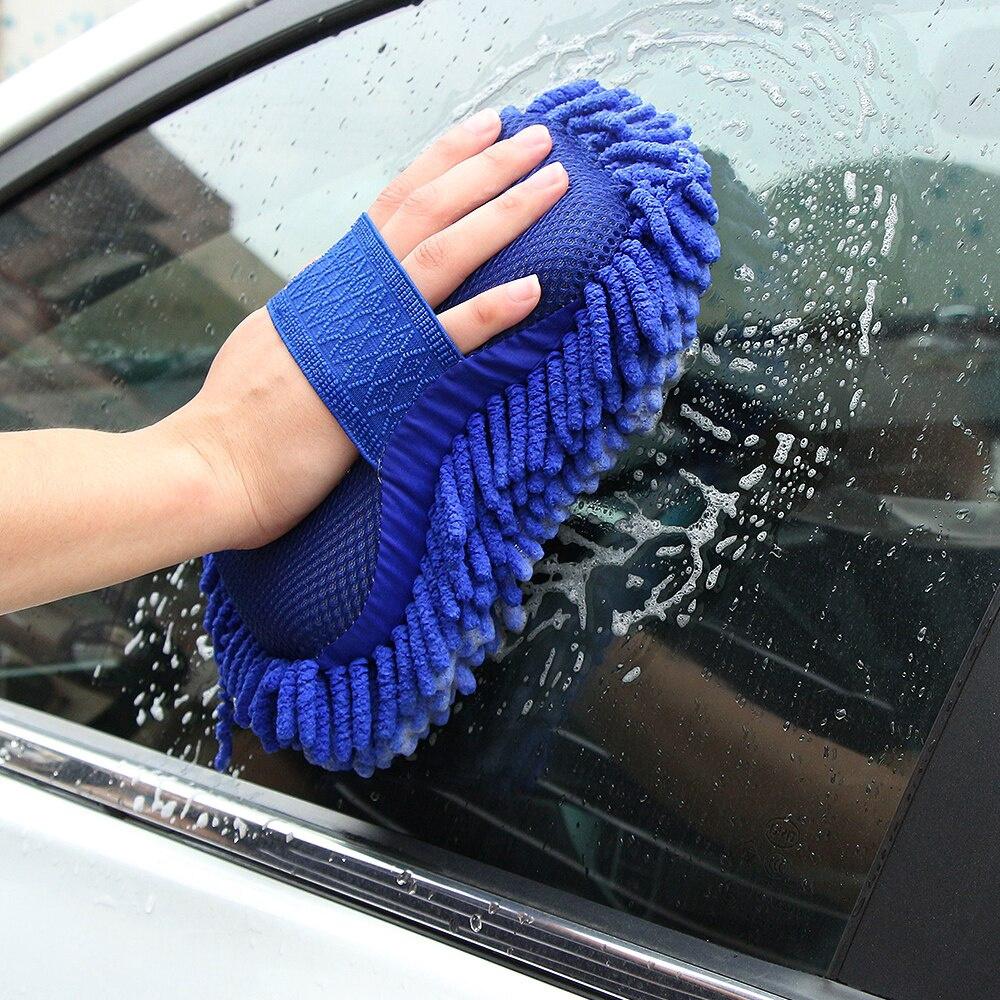 Microfiber Car Cleaning Sponge - Handheld Car Cleaner Auto Cleaning Tools, Gentle Surface Cleaner for Auto & Home, Removes Dirt & Grime Easily, Does Not Fade, No Peeling, Automobile Cleaner