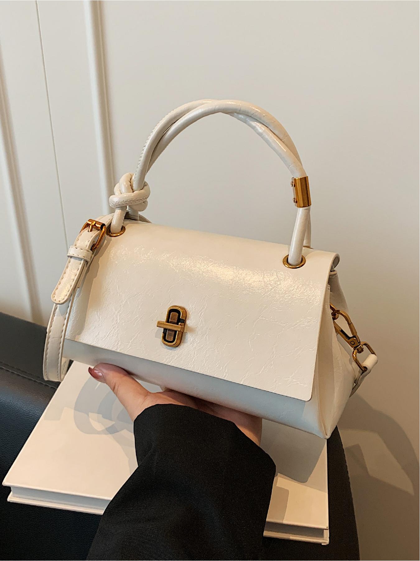 Simple Versatile Small Satchel Bag, Casual Flip Cover Clutch for Shopping & Commuting, Stylish Crossbody Shoulder Bag, Crossbody Clutch Purse