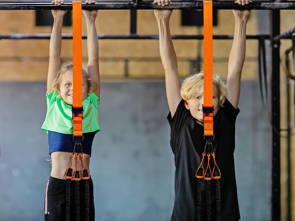 Pull Up Assistance Bands,Pull Up Resistance Band for Pull Up Bar,Adjustable Weight/Size Pull Up Assist Bands with Fabric Dual-feet/Knee Rest,Pull Up Bands Assist Set for Home Gym Fitness Training