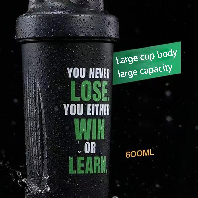 600ML Protein Shaker Cup with Stainless Steel Stirrer, BPA-Free, Ideal for Smoothies and Sports Drinks, Perfect Gift for Loved Ones