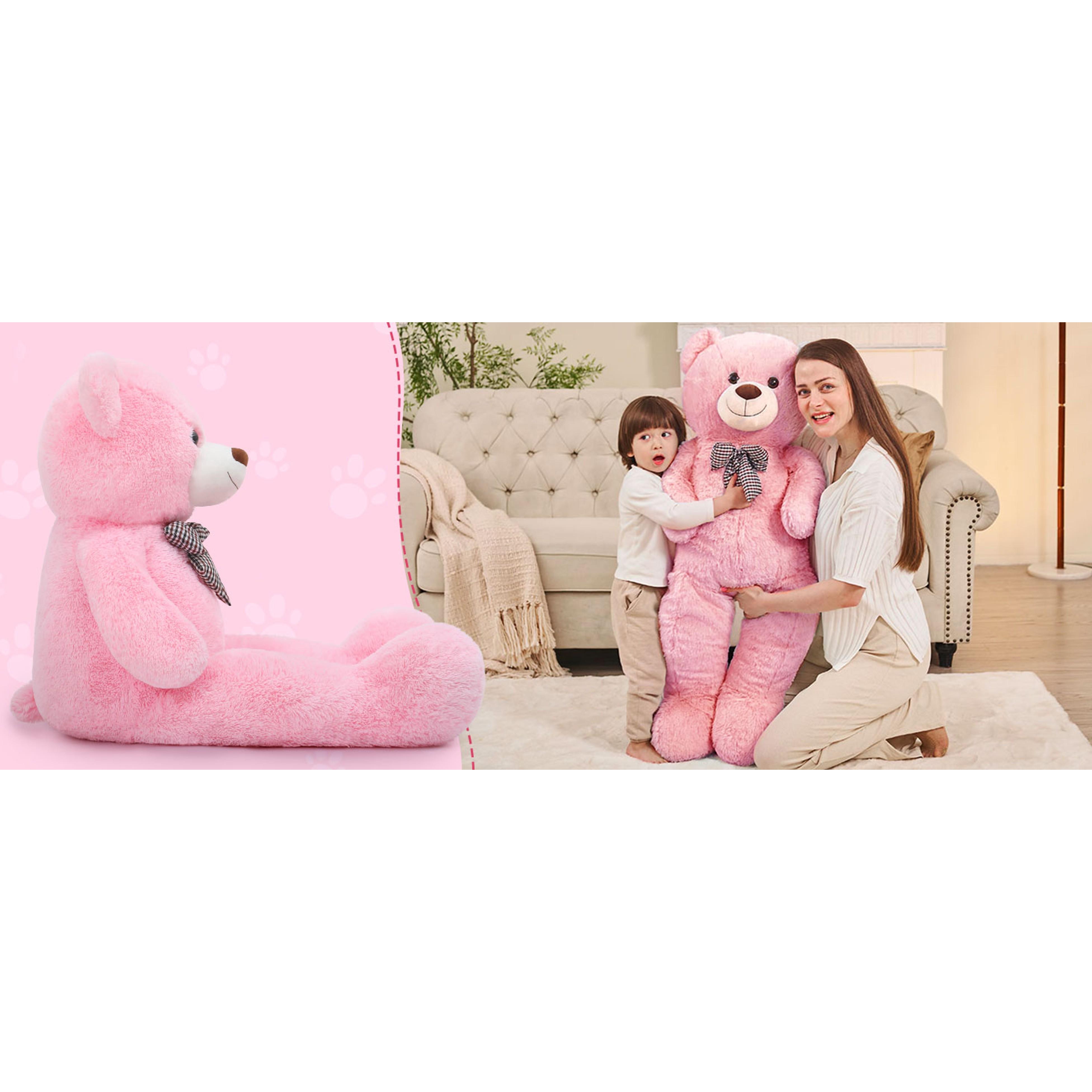 Giant Teddy Bear 4 Feet,Adorable and Cuddly Big Bear Stuffed Animal 47", Classic Teddy Bear Plush Gift Decoration for Baby Shower,Party,Birthday,Valentines Day,Tan