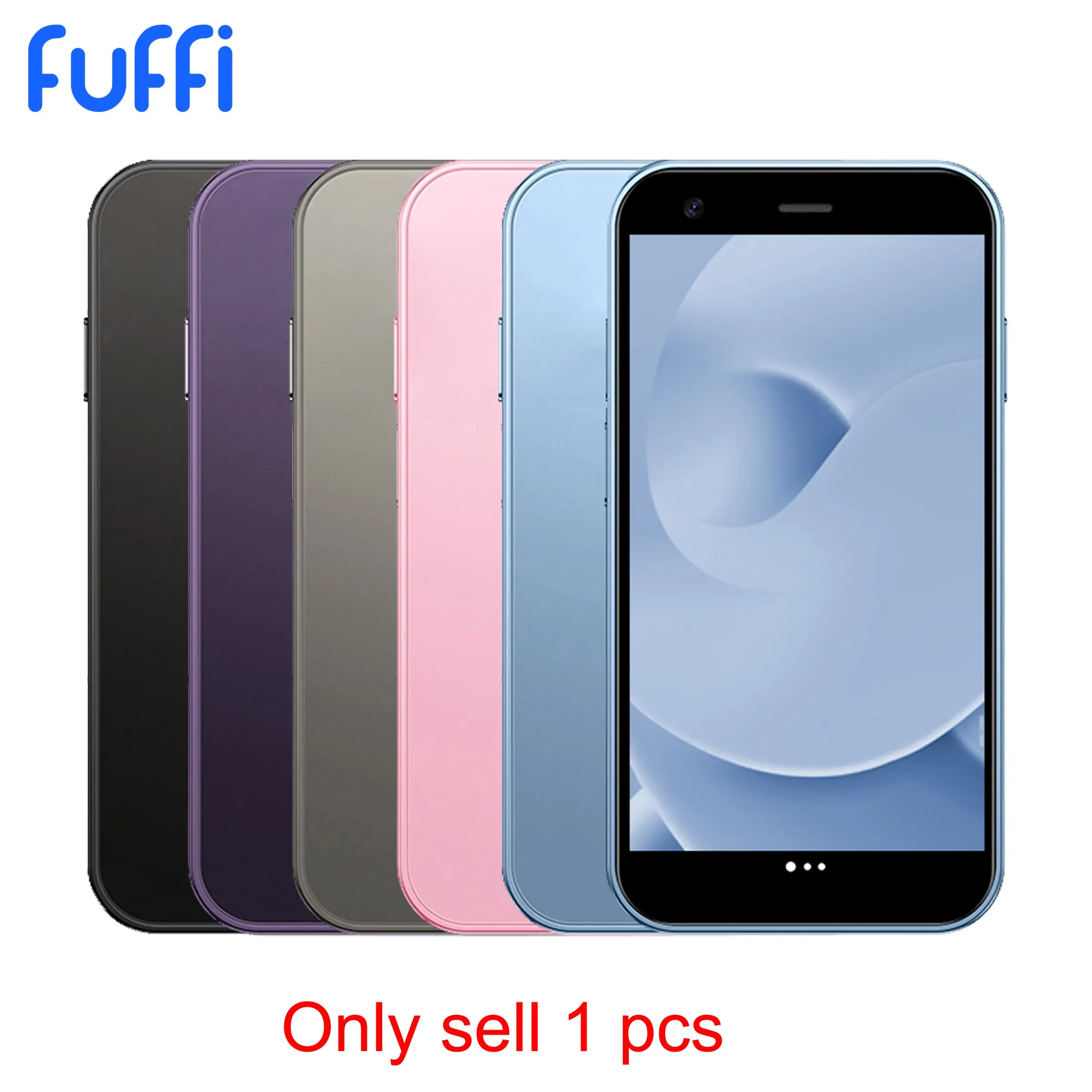 Fuffi Mini Smartphone 3-Inch, 2gb RAM 16GB Storage, 0.3+2mp Camera, 2g/3g Network, 1000mah Battery, Android Os, Compact Design