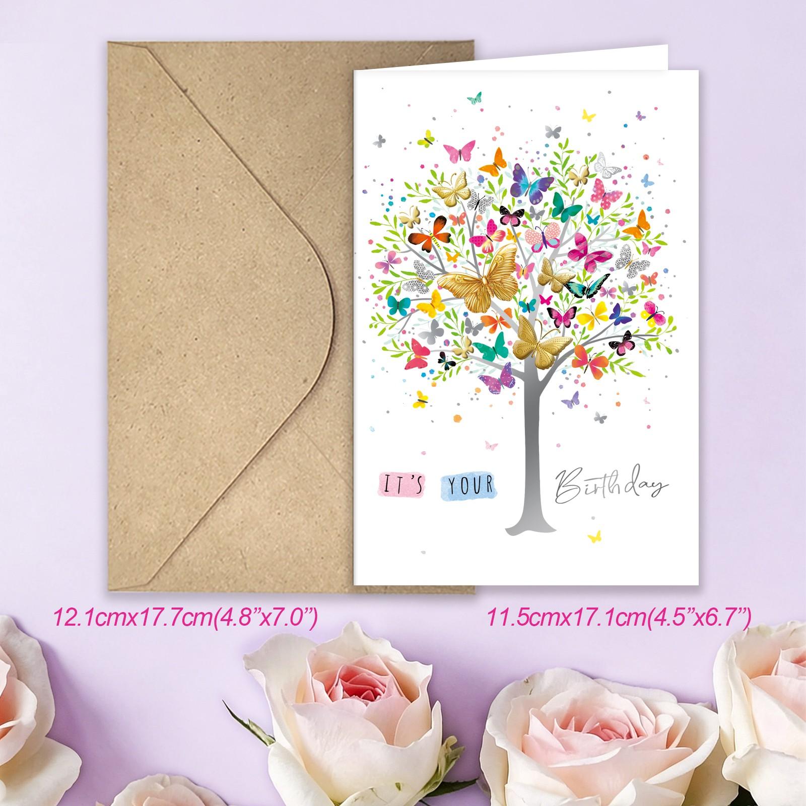 11 pcs Greeting Cards Assortment Set with Envelopes, Fun Birthday Cards, Wedding and Christmas Holiday Cards, Gift Cards for Friends and Family