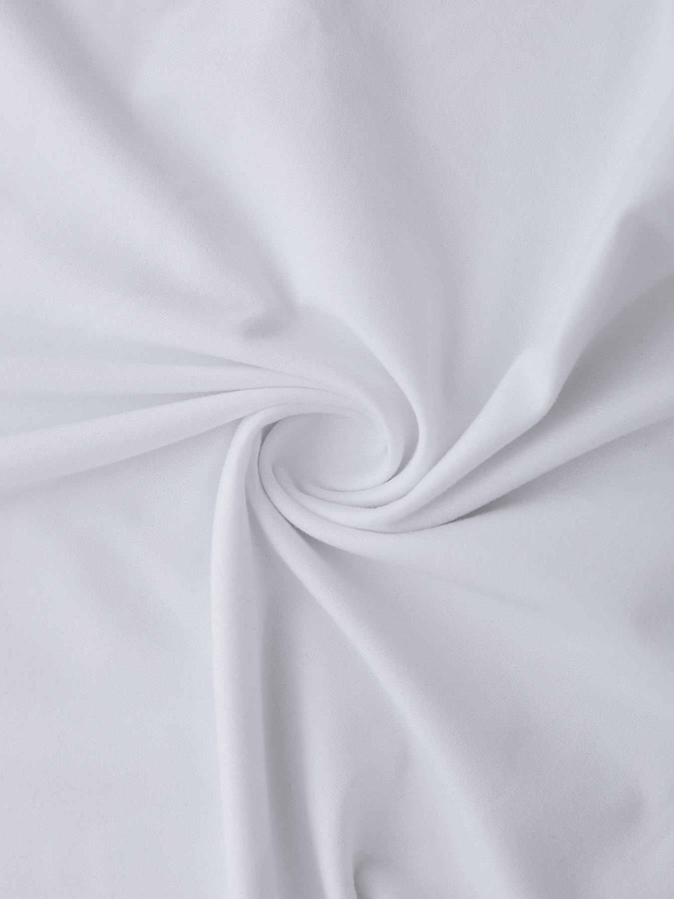 Men's Casual Patterned Short Sleeve T-Shirt, Streetwear Style, Drop Shoulder Design, Lightweight Fabric, Ideal for Daily Wear and Layering