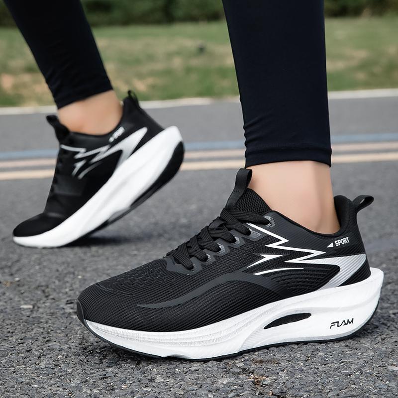 Spring New Casual Sports Shoes, High-Quality Running Shoes for Couples, Comfortable Soft Thick Sole, Breathable Mesh, Anti-Slip Sole