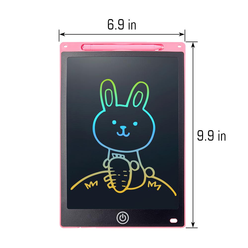 EFFUN 10 Inch LCD Writing Tablet for Kids Valentine's Day Gifts Preschool Drawing Board Toddler Travel Essential Toy Reusable Electronic Handwriting Tablet Halloween Learning Tool Colorful