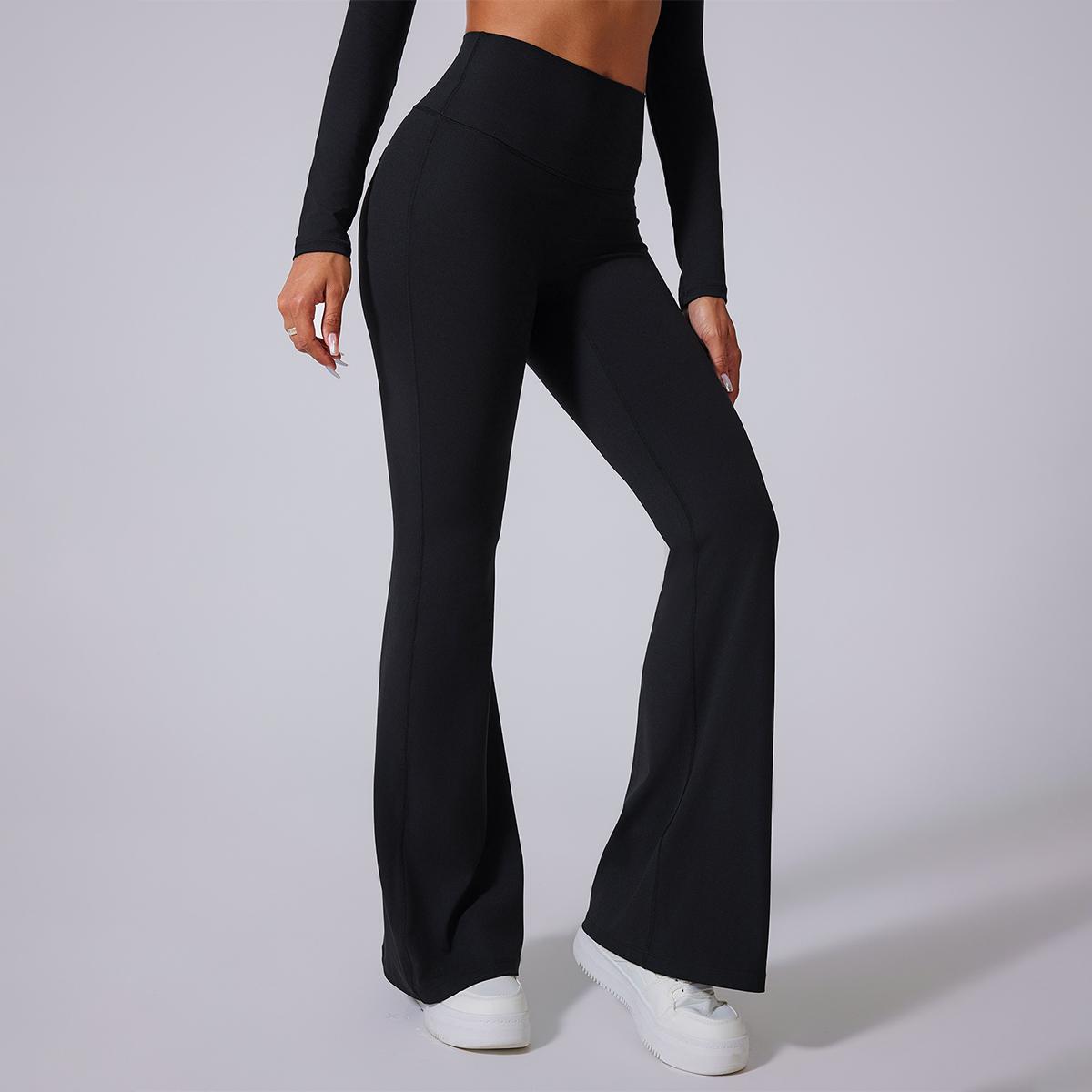 MASKERT Women's High Waisted Tummy Control Butt Lifting Shaping Yoga Bootcut Leggings for Training & Casual Wear SpringStatements MASKERT Women's High Waisted Tummy Control Butt Lifting Shaping Yoga Bootcut Leggings for Training & Casual Wear SpringStatements