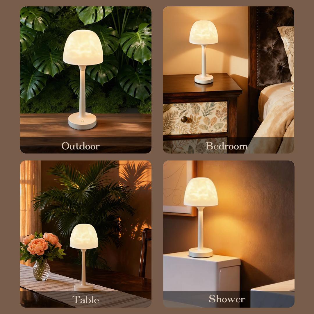 Mother's Day Gift,Aurora/Ocean Wave/Water Ripple Desk Lamp 16-Color Ambient Table Lamp with Control, Relaxation &Romantic Night Ambience,Suitable for Bedroom, Living Room, Study, Home,Perfect Gift for Holidays, Birthdays & Events! Bedroom lighting