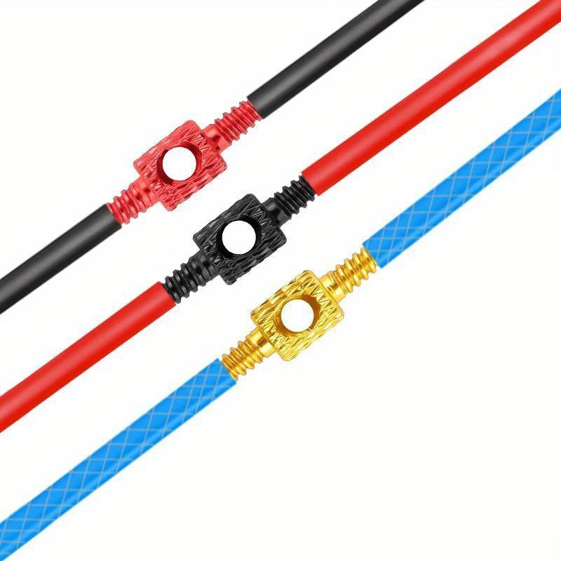 5pcs Bike Internal Cable Routing Tool Thread Brake Hose Connector Cable Guide Accessories for Bicycle Frame Shift, Internal Cable Wiring Tools for Bicycle Brake And Shift Cable Housing, Hydraulic Hose Wiring Repair Adapter Bicycle Tools