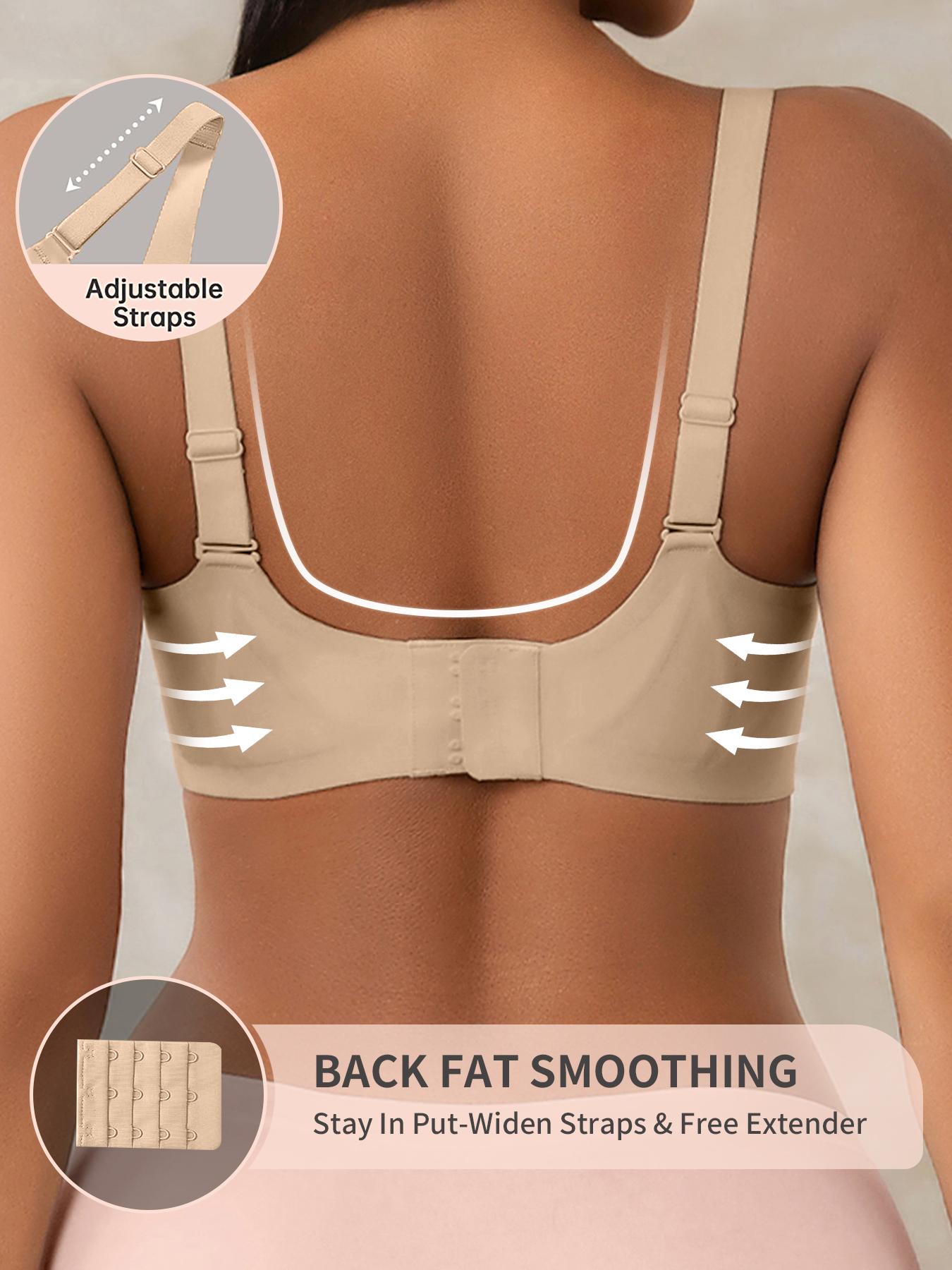 Jelly Wireless Women Comfortable Push Up Bras Wireless Seamless Full Coverage Bra Buttery Soft Everyday Tshirt Bra Perfect for Casual Use Wirefree Bra