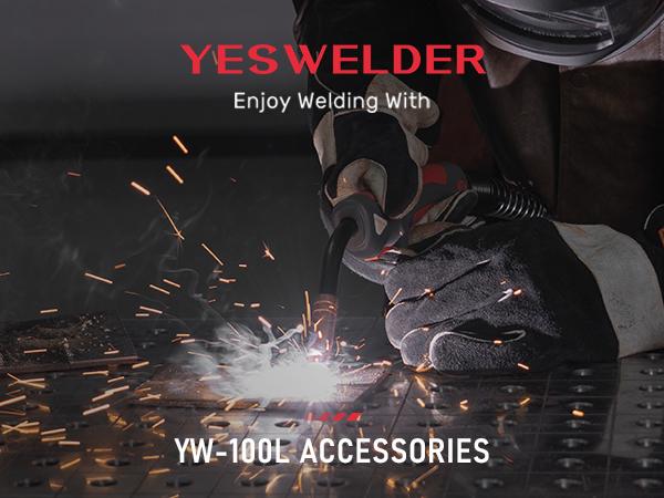 YESWELDER MIG Welding Gun Consumables Set Compatible with Most YESWELDER MIG Welders | .023"/.030"/.035" Tips, Nozzles & Diffusers for Lincoln Magnum 100L & Tweco Mini/#1 Torch