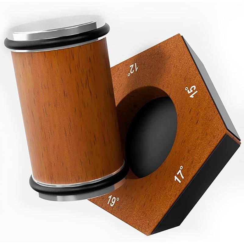 Rolling Knife Sharpener Kit, Chef Knife Sharpener Tool for Kitchen Knives, Roller Knife Sharpening System with 15 & 20 Degree Magnetic Angle, Wooden Roller with Diamond Discs