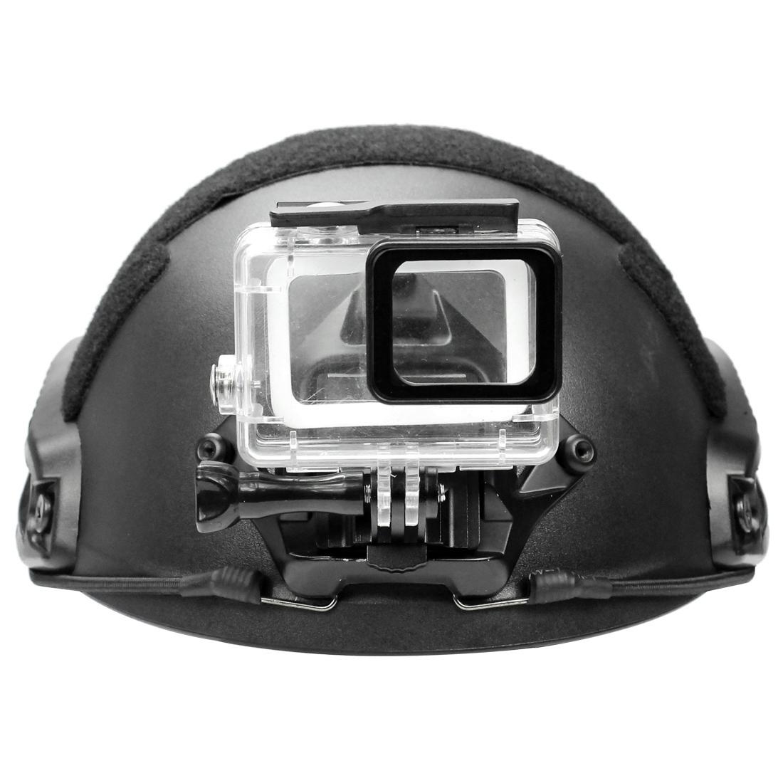 Aluminum Alloy Helmet Mount Holder For Gopro13 For Gopro Full Series For DJI Osmo Action4 With Dual Card Support Photography Equipment Accessory