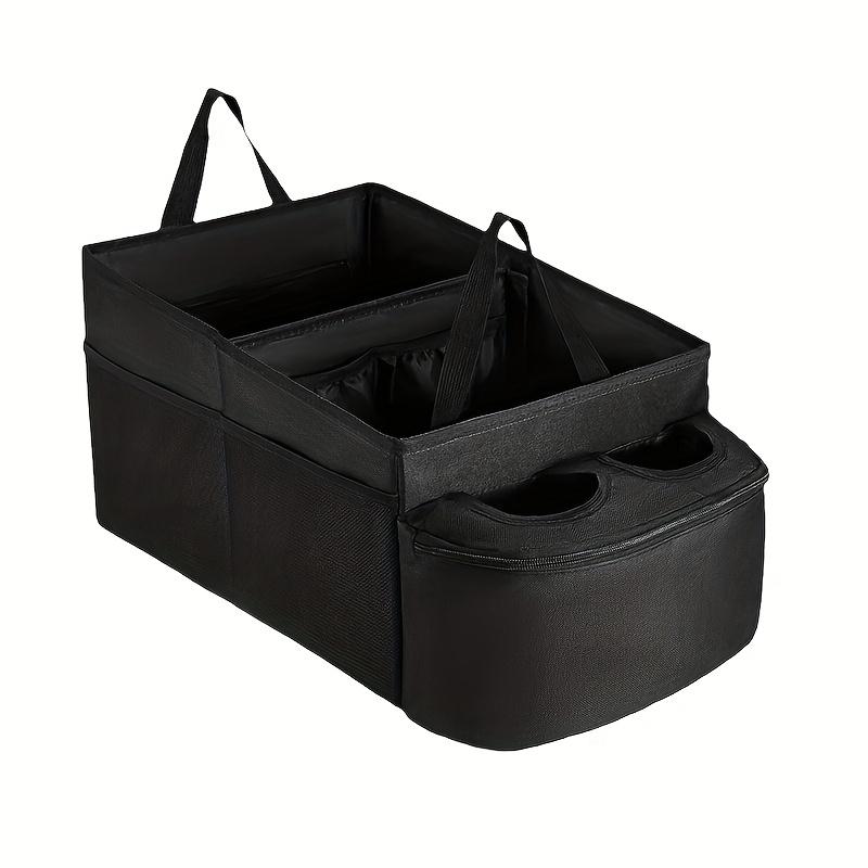 Large Capacity Foldable Oxford Car Seat Organizer Multifunctional Rear Seat Storage Box