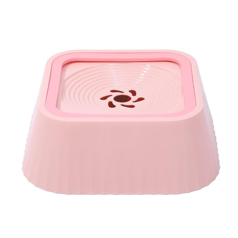 Pet Water Bowl Slow-Sip No Spill No Bloating slobber stopper water bowl Large Capacity pet  supplies messy drinker smart
