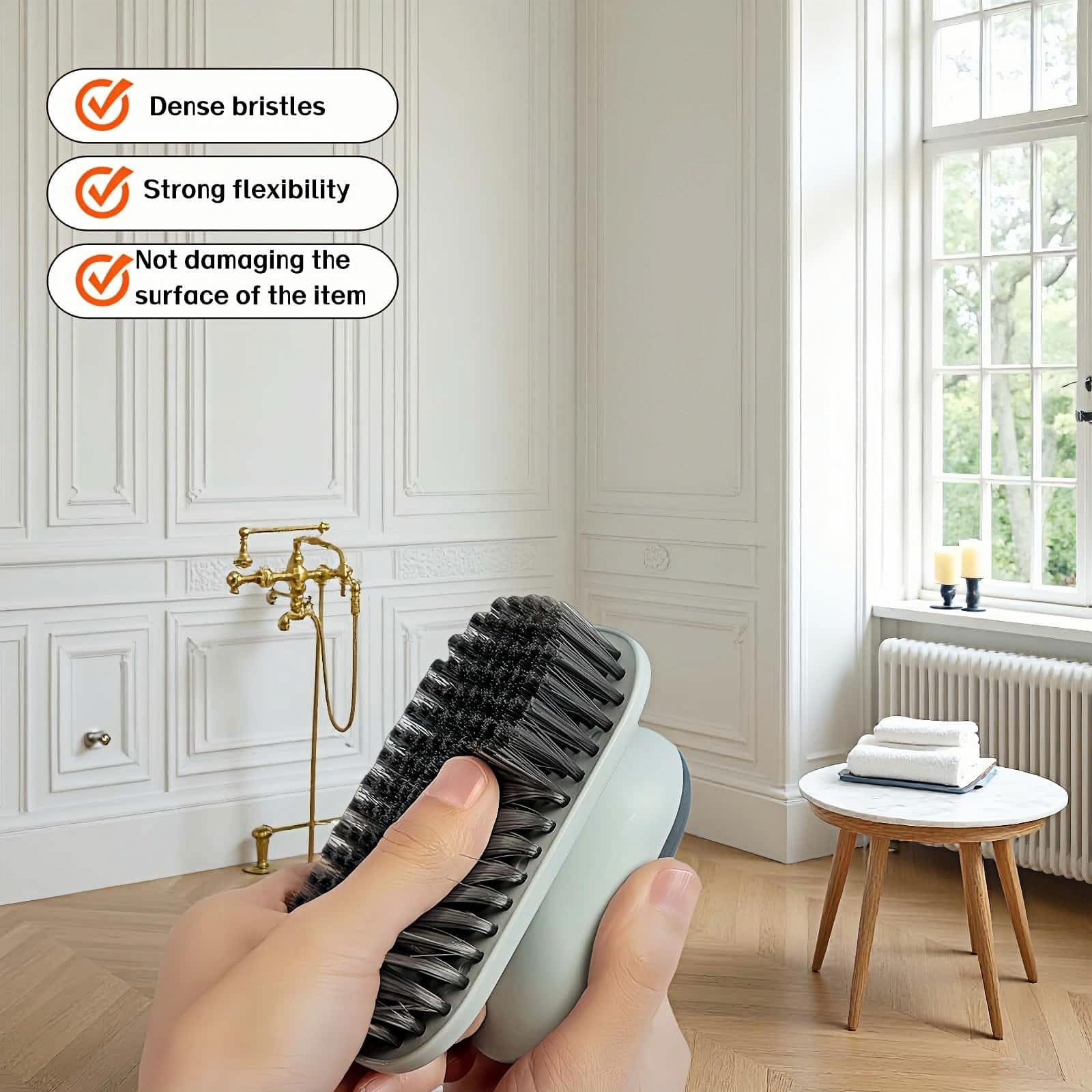 Practical Shoe Brush & Professional Shoe Cleaning Gadget, Multi-Functional Laundry & Shoe Scrub Brush, Unisex for Bathroom, Toilet & Kitchen