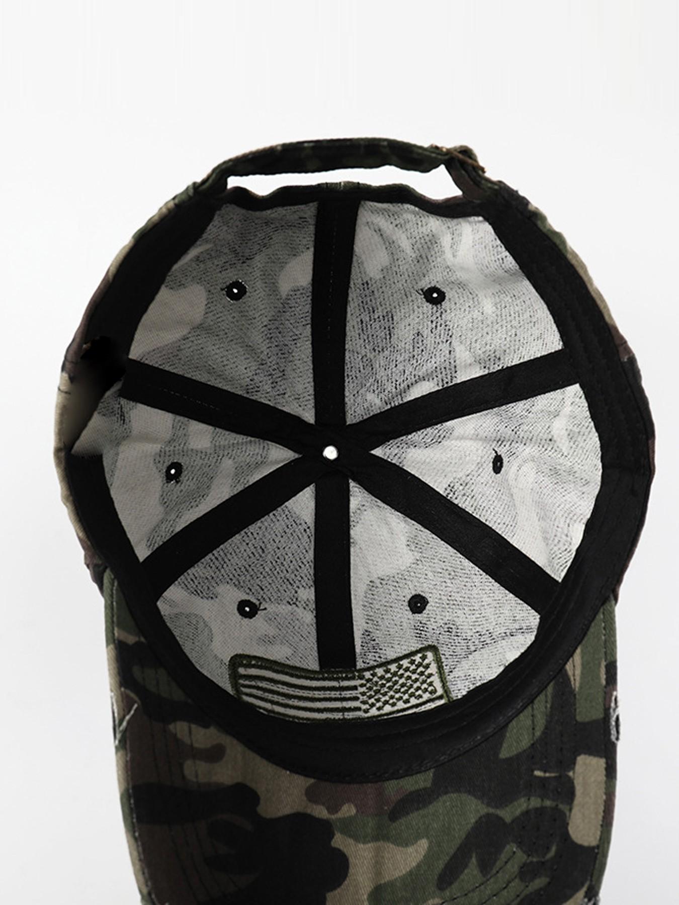 Outdoor Cap Men's Camouflage Americana Cap, One Size