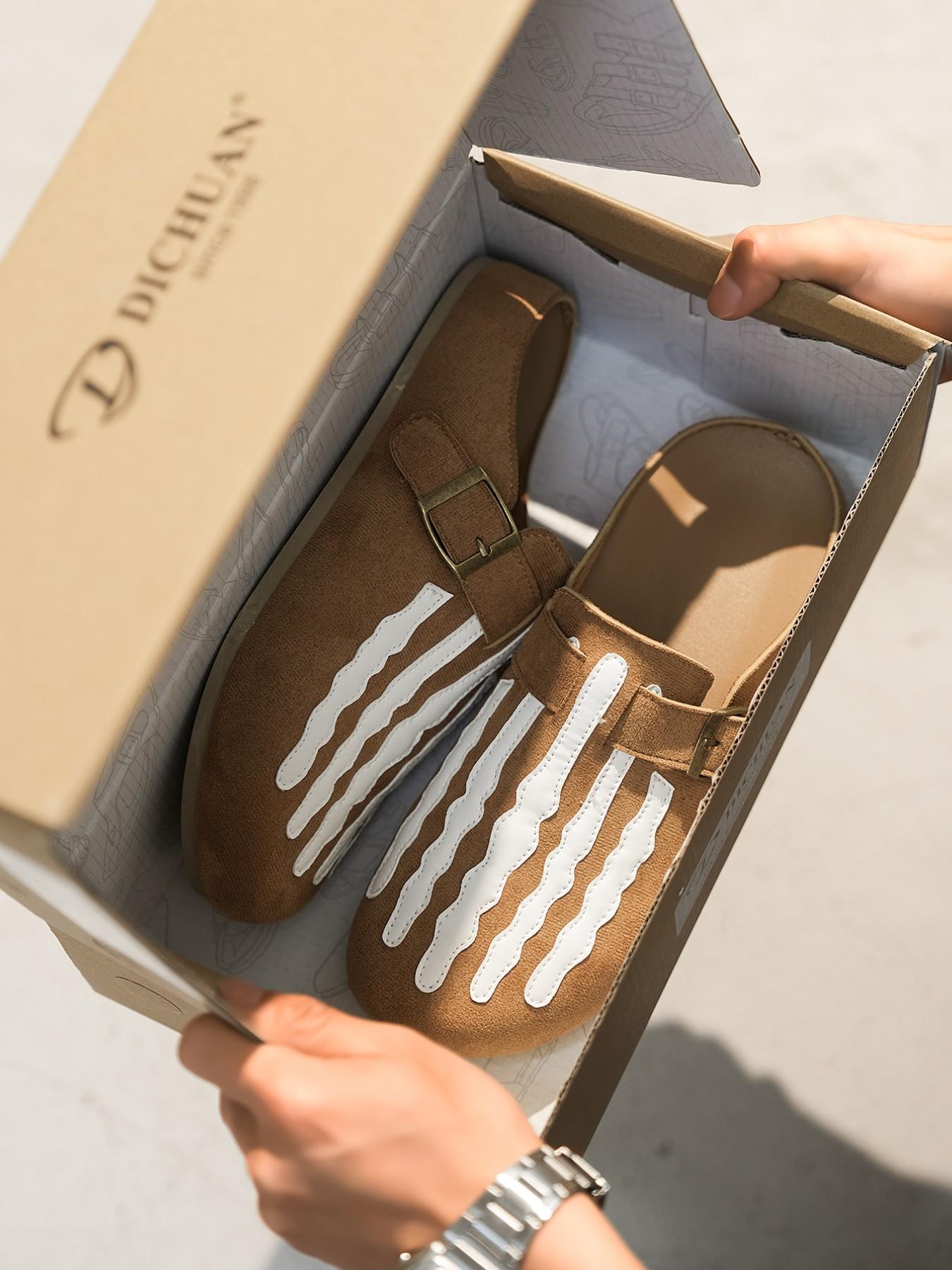 Men's Gothic Skull Sandals, Comfortable Soft Sole, Non-Slip Fashion Sports Shoes, Suitable for Spring Summer Indoor Outdoor Activities