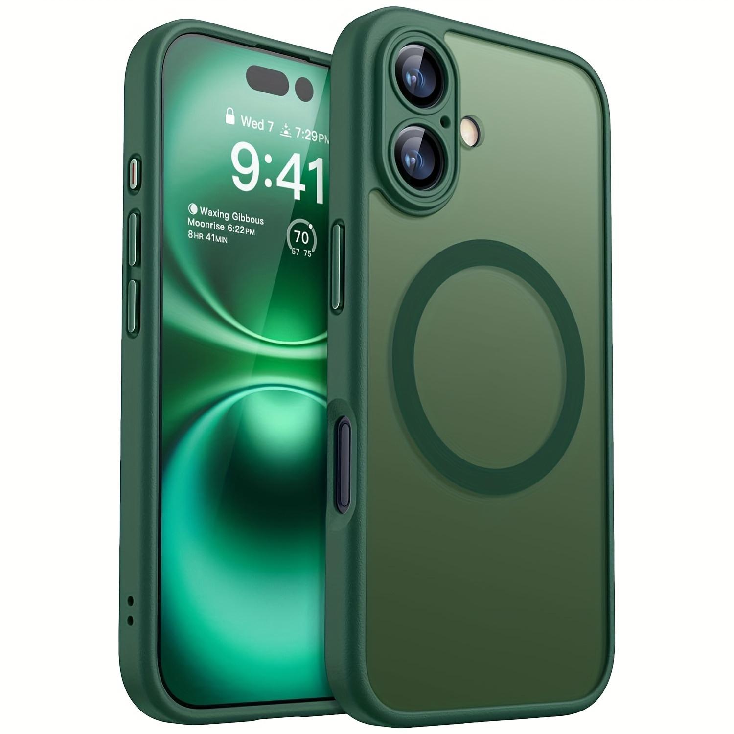 Magnetic Phone Case for iPhone 17/16/15/14/13/12/11, Upgraded Full-Camera-Protection Translucent Matte Compatible with MagSafe, Phone Cover, Phone Cover Casing