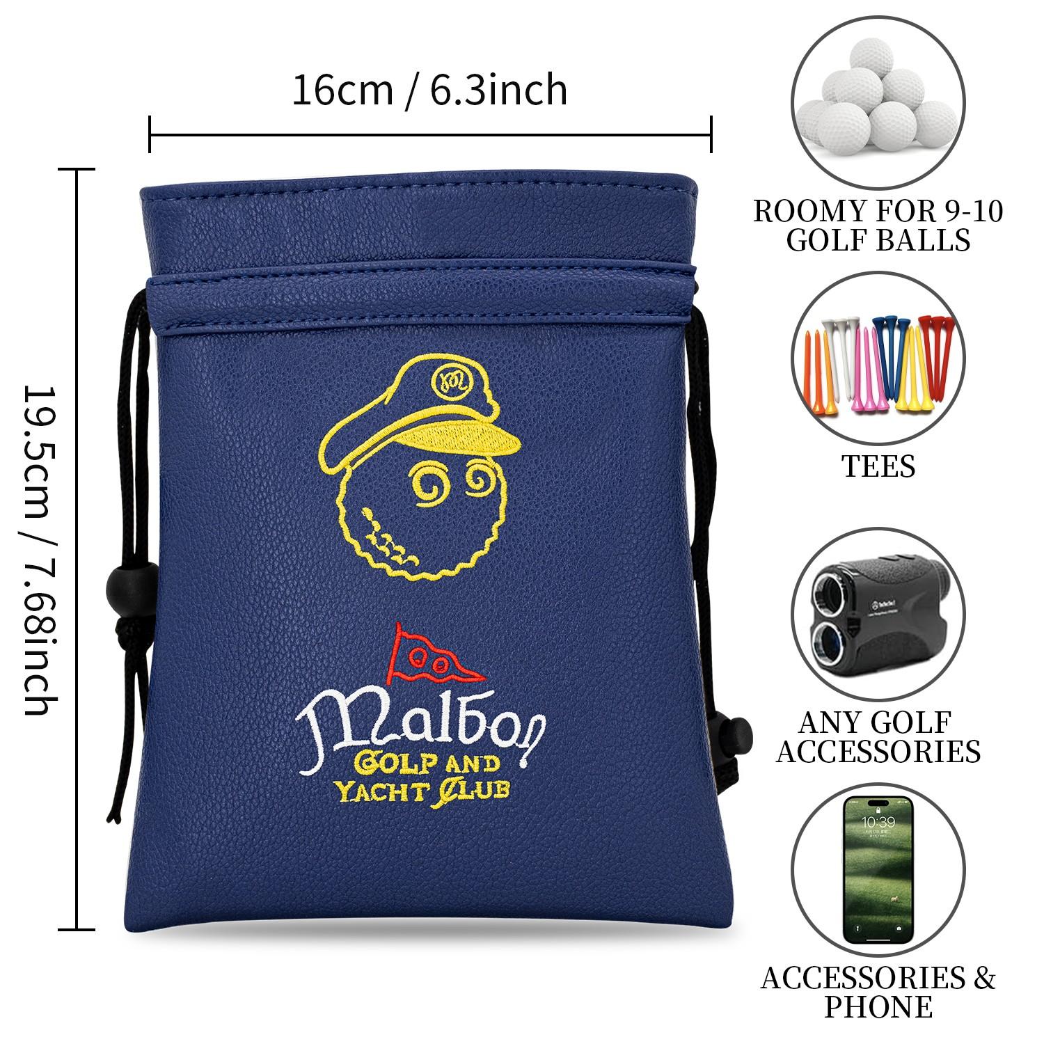 Portable Golf Ball & Stand Bags with Drawstrings Golf Pack, Durable Club Accessories for Men Women, Ideal Gift for Golf Enthusiasts, Golf Equipment
