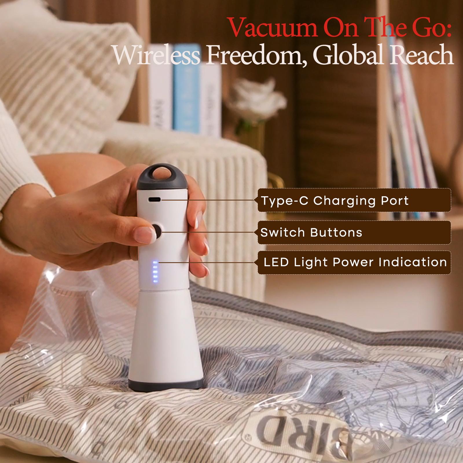 【Mother's Day Gifts ideas 】VACBIRD 2026 Upgraded X7 Cordless Vacuum Bag Set,Summer Vibes Vacuum Bags for Travel with Rechargeable Pump, 15 Pack Carry-on Packing Bags for Luggage and Suitcase, Space Saver for Clothes and Clothing Travel Zipper Pouches 【Mother's Day Gifts ideas 】VACBIRD 2026 Upgraded X7 Cordless Vacuum Bag Set,Summer Vibes Vacuum Bags for Travel with Rechargeable Pump, 15 Pack Carry-on Packing Bags for Luggage and Suitcase, Space Saver for Clothes and Clothing Travel Zipper Pouches