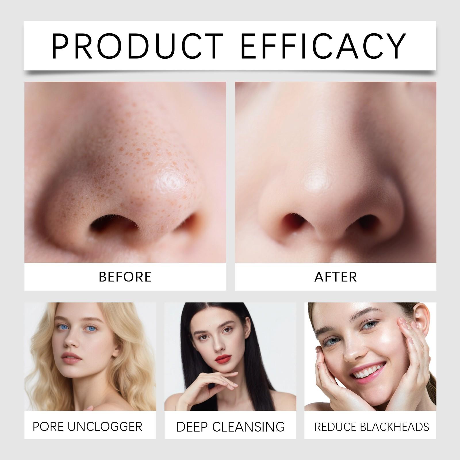 Hoygi Bamboo Charcoal Peel-Off Mask 50g, Deep Cleansing, Hydrating, Aloe Vera Ingredients, Suitable for All Skin Types, Natural Beauty Cream