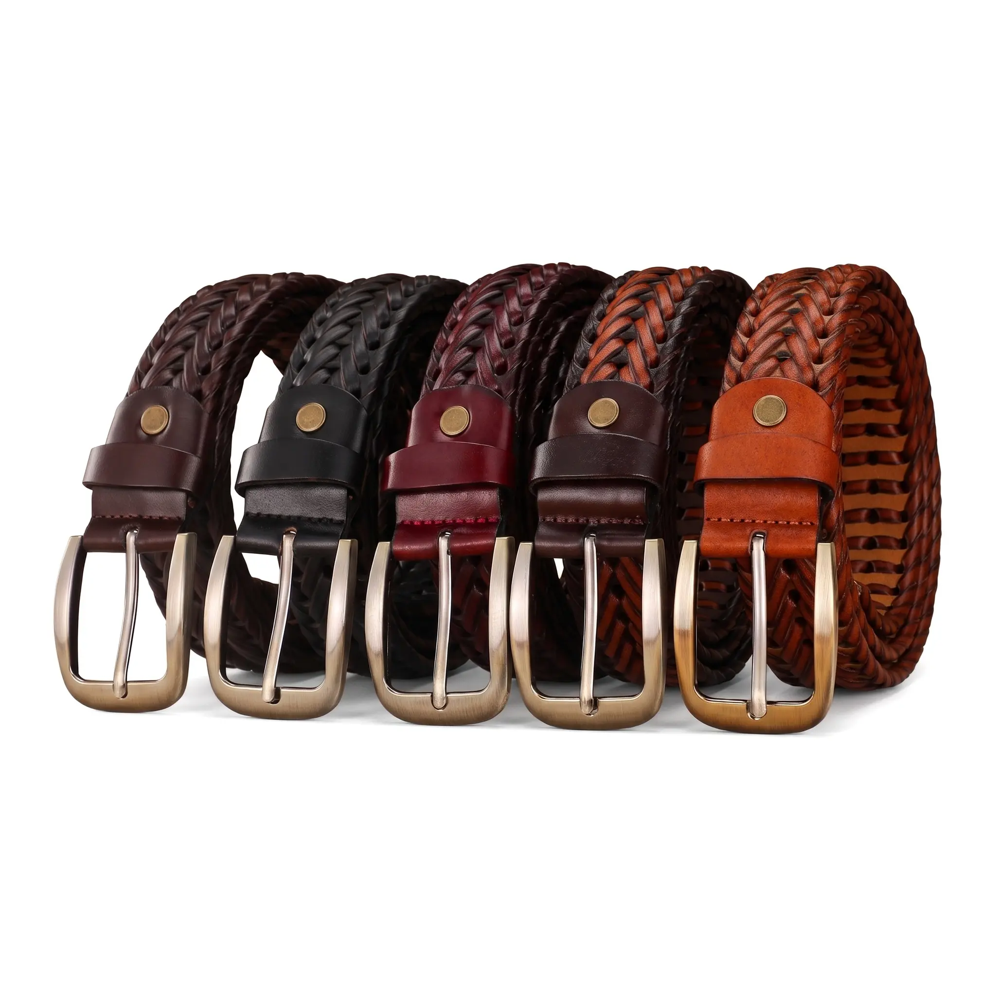 This vintage genuine leather belt for men and women features a classic pin buckle design and requires no additional holes. Crafted from premium cowhide, it is easy to wear and serves as a stylish accessory for everyday casual outfits.