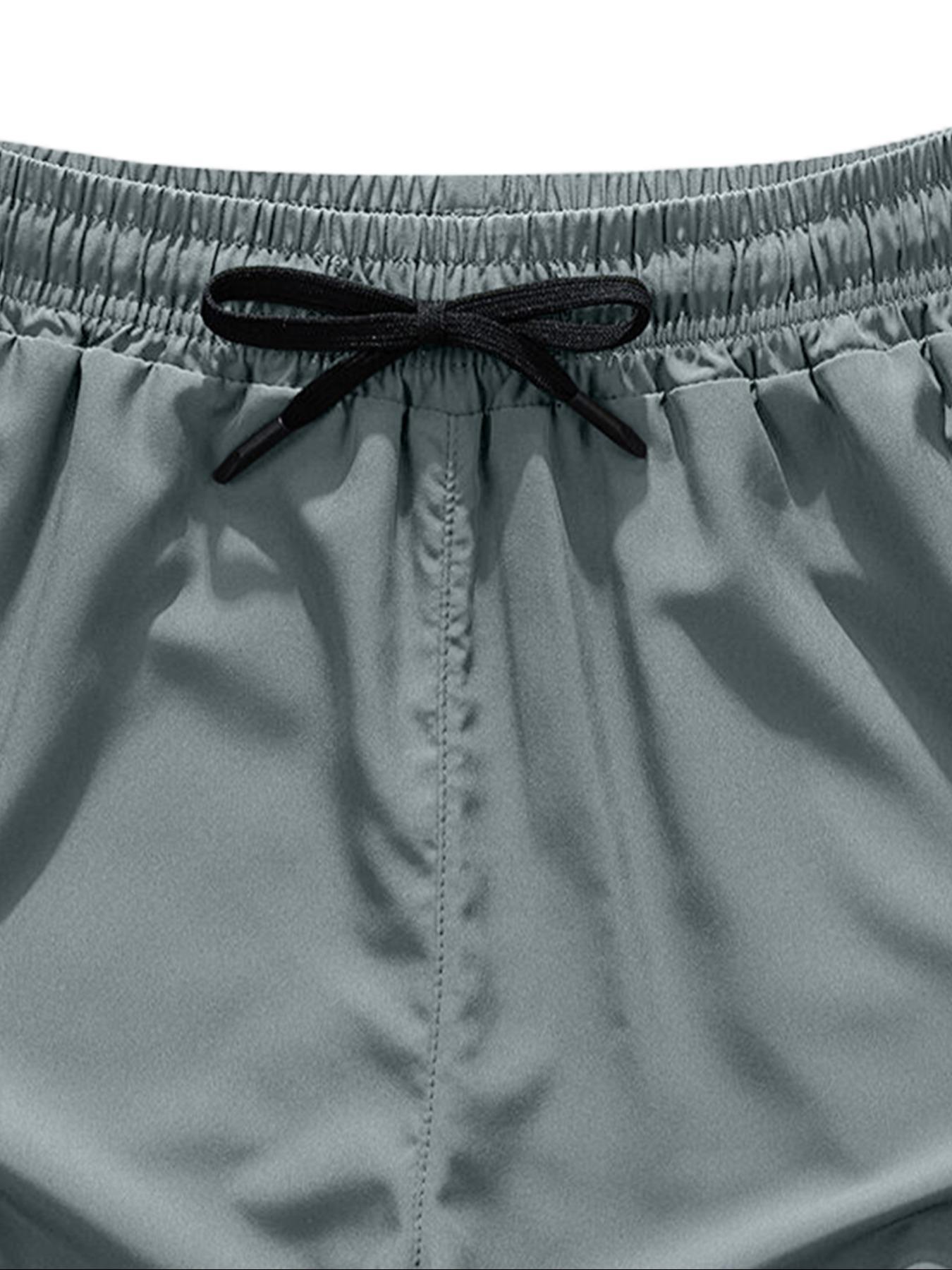 Men's Letter & Bull Head Print 2 in 1 Double Layer Drawstring Waist Gym Shorts, Regular Fit Casual Comfortable Breathable Quick Drying Anti Exposure Pocket Shorts for Gym Workout Running, Men's Bottoms for Summer SpringStatements