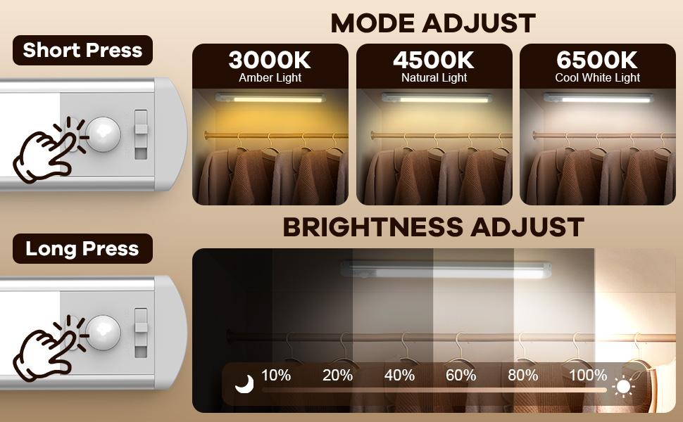 BIAT Under Cabinet Lights 2PCS, 80 Led Motion Sensor Light Indoor, Rechargeable Closet Lights Motion Sensored, 3 Color Temps Under Counter Lights for Kitchen, Dimmable Under Cabinet Lighting BIAT Under Cabinet Lights 2PCS, 80 Led Motion Sensor Light Indoor, Rechargeable Closet Lights Motion Sensored, 3 Color Temps Under Counter Lights for Kitchen, Dimmable Under Cabinet Lighting