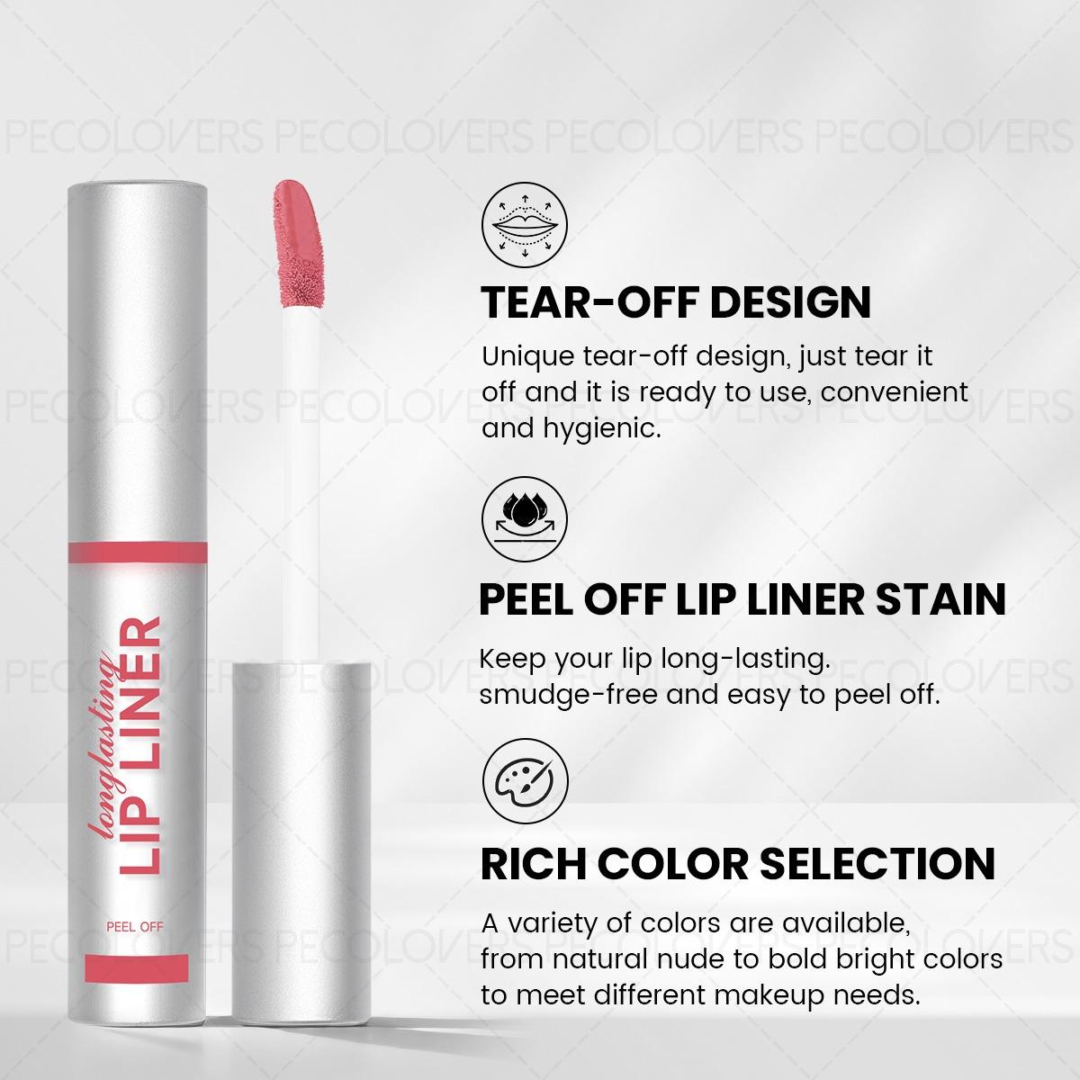 1 Pc Peel-Off Lip Stain, Long-Lasting Intensely Pigmented Waterproof Pink Lip Tint, Transfer-Proof Non-Stick Cup Natural Lip Stain, Women's Makeup Cosmetics, Lip Products Makeup