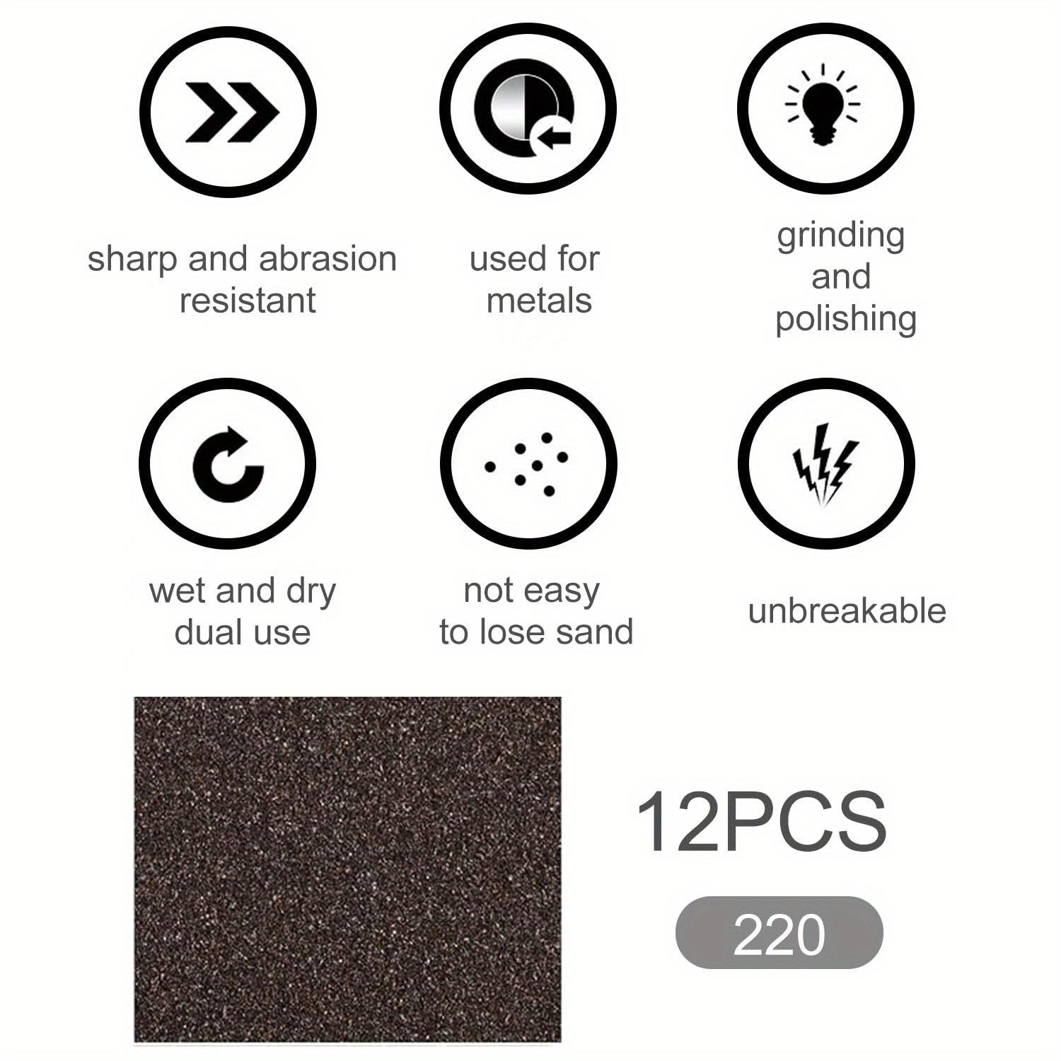 Sanding Sponge 60/80/120/180/220 Grit Coarse Medium Fine Sanding Blocks for Drywall Metal Wood Washable And Reusable Sanding Sponge, Coarse Sponge Sanding Blocks Set