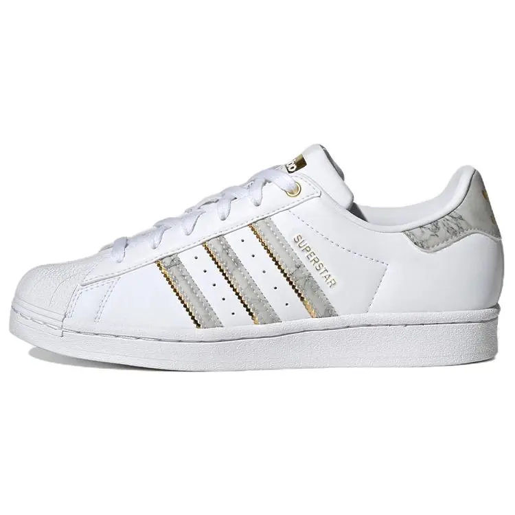 Adidas Wmns Superstar 'White Gold Metallic' GX1839