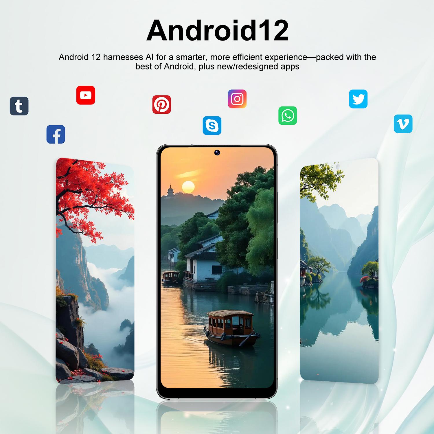 Ptkesal-26 Ultra 4g Large Screen Smartphone, 3gb RAM + 32GB Storage, 6.75-Inch Display, Dual Sim, Face Recognition, 4100mah Battery, 5+13mp Camera