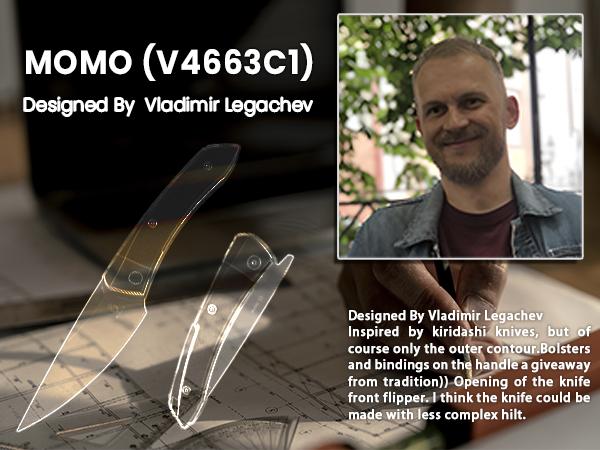 Kizer Momo 154CM Aluminium V4663C1 Cutting Utensils